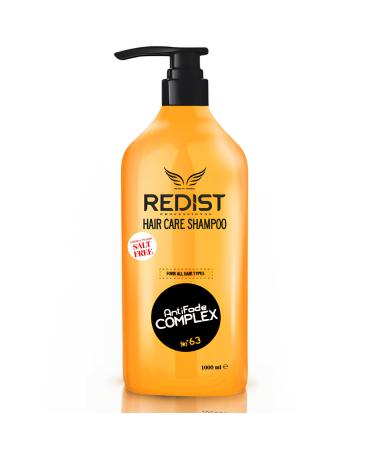 Redist Hair Care Anti-fade Complex Shampoo 1000 ml without salt, paraben, silicone and SLS