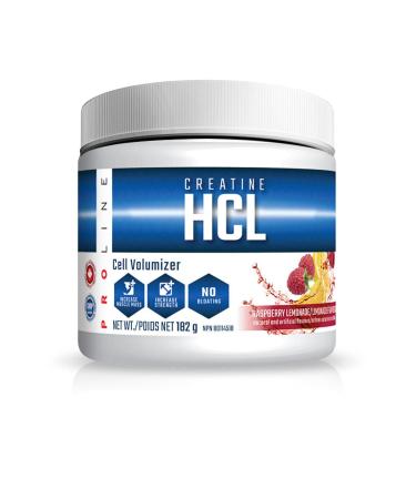 Pro Line Creatine HCL Powder | Ultra Concentrated Creatine Hydrochloride (HCL) for Strength Performance Recovery | 750 mg Creatine HCL Per Serving | 120 Servings (Raspberry Lemonade)