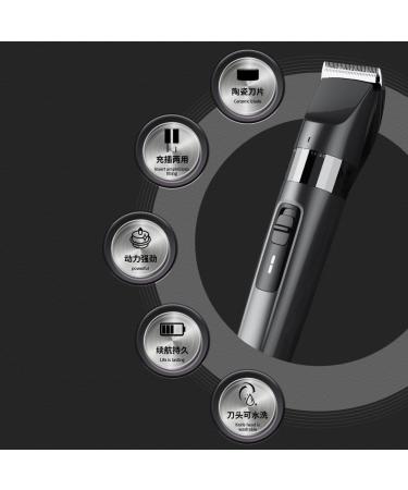 Rechargeable Electric Hair Clipper for Men - Durable 21cm Household Hair Trimmer for Precise Carving International Shipping Available - Buy Online on GoSupps.com