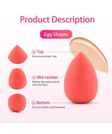 25pcs Makeup Sponge Blender Set with Holder - Foundation Blending Beauty Sponge Kit for Liquid, Cream, Powder Makeup - Buy Online on GoSupps.com