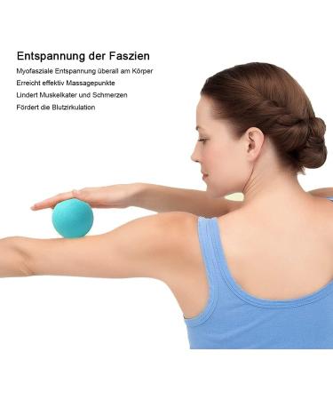Massage Ball 3 Set - Hedgehog Balls & Lacrosse Balls for Foot Back Legs & Hand Massage | International Shipping - Buy Online on GoSupps.com