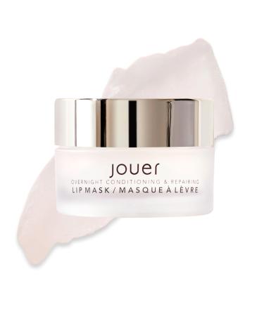 Jouer Mint Overnight Lip Masque Moisturizing Lip Treatment - Lip Mask Formulated with Maxi Lip for Plumper Lips and Visual Fullness - Shea Butter for Hydration