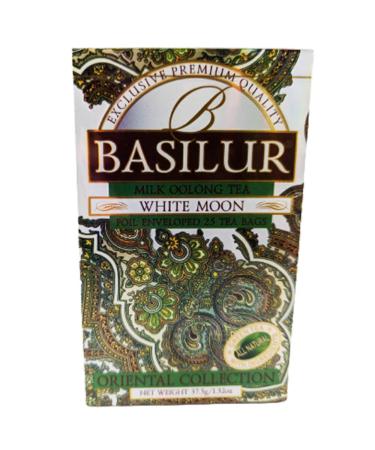 rumarkt Pack of 3 Basilur Milk Oolong White Moon tea bags 25 tea bags total (3 x 25 bags)