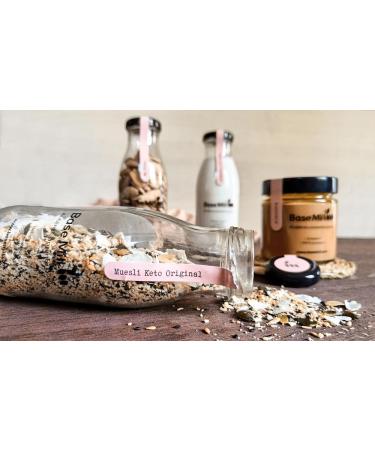 Base Mill Muesli Keto cologique (120g) 100% Naturel Sans Gluten V gan Riche en Fibres et Prot ines Faible en Sucres Parfait pour les R gimes Keto et Plant-Based - Buy Online on GoSupps.com