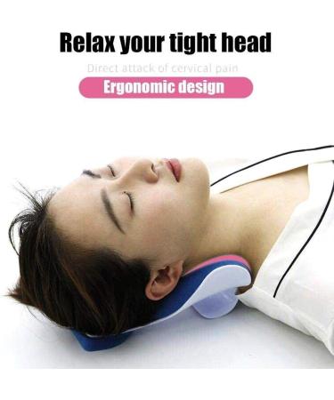 Pain Relief Cushion & Neck Traction Device | Cervical Spine Support Travel Pillow for Tension Relief - Buy Online on GoSupps.com