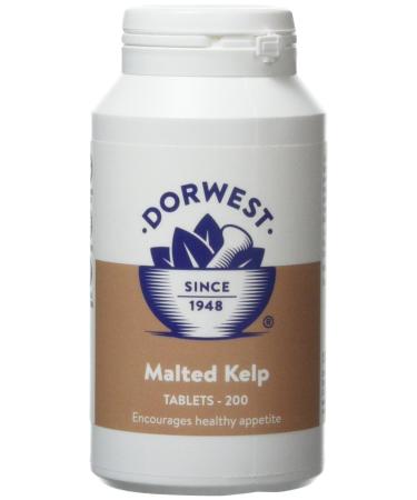 Dorwest Herbs Malted Kelp Tablets for Dogs and Cats 200 Tablets