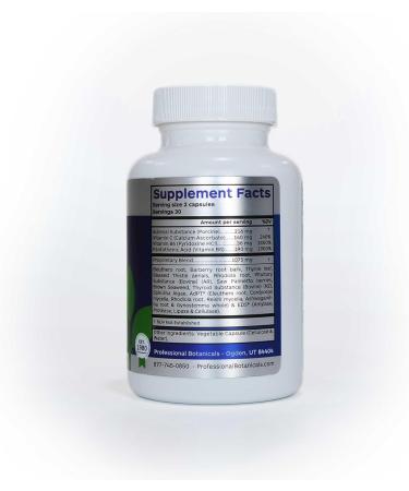 Professional Botanicals Adrenal Complex Supplement Supports Healthy Adrenal Function Stress Relief and Energy Levels 90 Vegetarian Capsules - Buy Online on GoSupps.com