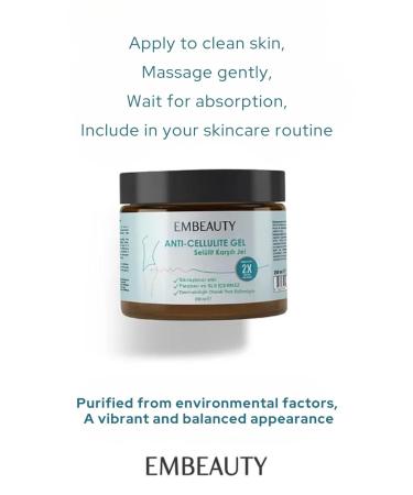 EMBEAUTY Body Shaping Gel Slimming Firming & Tightening Formula for Cellulite and Stretch Marks Fast-Absorbing Gel Texture Paraben-Free Easy-Apply Jar Packaging 250 ml / 8.45 fl oz - Buy Online on GoSupps.com