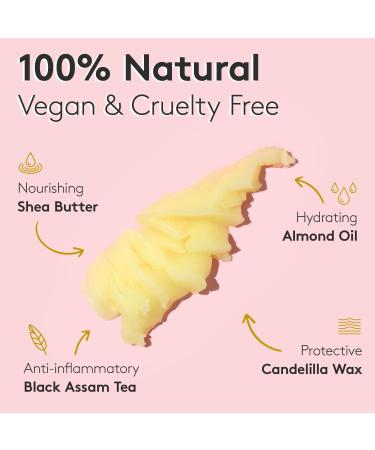 Delhicious Migh-Tea Moisture Body Balm - Natural & Vegan Shea Butter for Dry Skin Eczema & Psoriasis Relief - 70g Ayurvedic Body Butter - Buy Online on GoSupps.com