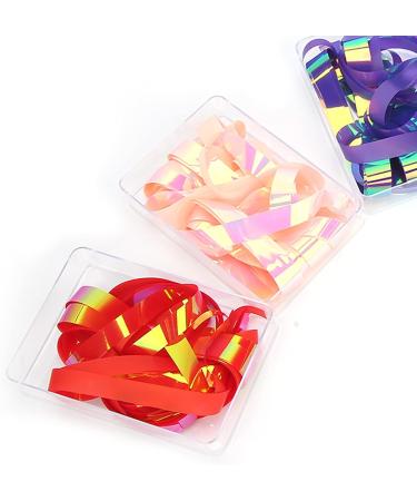 Nail ArtCellophane Paper Strip Reflector DIY Nail Art Decoration Colorful Nail Glass Foil 6 Boxes for Nail Salon for Household for Women for Girls - Buy Online on GoSupps.com