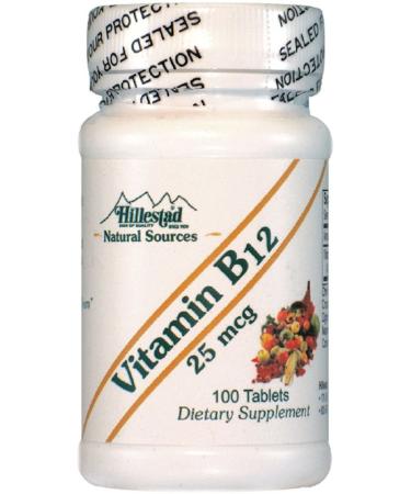 Dialyvite Hillestad Pharmaceuticals - Vitamin B12 25 mcg - 100 Tablets