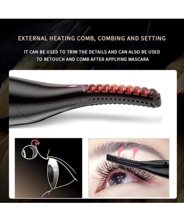 Heated Eyelash Curlers Professional USB Rechargeable Eyelash Curler 24H Long Lasting Electric Eyelash Curler Heated Lash Curler for Makeup (Picture Payment) Pago de imagen - Buy Online on GoSupps.com