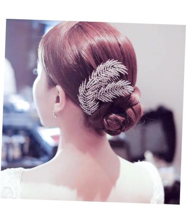 MAGICLULU 1pc Wedding Hairpin Leaf Art Hair Comb Leaf Hair Clips Leaf Hair Accessories Leaf Hair Comb Hair Comb Pin Leaf Combs Exquisite Hair Accessories Bridal Hair Comb Wedding Hair Comb - Buy Online on GoSupps.com
