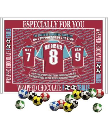 West H Utd Football Shirt Personalised Gift Boxed Sweets - Buy Online on GoSupps.com