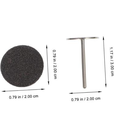 minkissy 4 Sets Nail Polishing Sheets Manicure Disc Bit Sandpaper Metal Shaft Foot File Sandpaper Disc Nail Drill Bits Pedicure Sanding Disc Sole of Foot Grinding Pad Stainless Steel - Buy Online on GoSupps.com