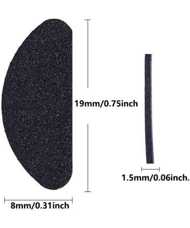 20 Pairs D-Shaped Self-Adhesive Silicone Nose Pads for Glasses & Sunglasses - Anti-Slip Cushions (19x8x1.5mm) - International Shipping Available - Buy Online on GoSupps.com