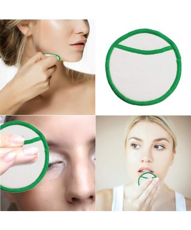 Make Up Remover Pads JUSTDOLIFE 12PCS Makeup Remover Pad 3-Layer Washable Cotton Rounds Makeup Removal Pad - Buy Online on GoSupps.com