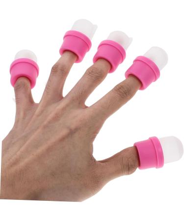 Lot De 20 Couvre-ongles Dissolvant Vernis Ongles Taille Unique Mat riau R sine Adh sive R utilisables Pour Manucure Professionnelle Et Usage Personnel Protection Pour Ongles - Buy Online on GoSupps.com