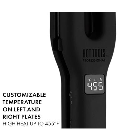 Hot Tools Pro Artist Black Gold Dual Plate Hair Straightener | Faster Styling Reduced Damage | International Shipping Available - Buy Online on GoSupps.com