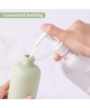 WLLHYF Squeeze Bottles 2 Pack 200 ML Refillable Plastic Travel Containers Empty Bottles With Disc Top Flip Cap Travel Accessories for Shampoo Creams Lotion Conditioner 200ML Green Blue - Buy Online on GoSupps.com