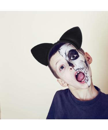 Halloween Cat Ear Headband Women Ears Costume Soft Kitty Ears Headband for Adult Cat Ears Cat Headband Cosplay Halloween Christmas Party - Buy Online on GoSupps.com