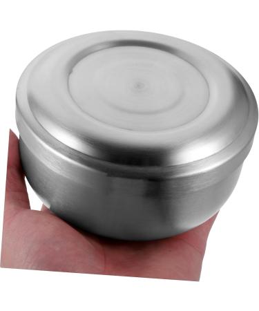 Frcolor 4-Piece Stainless Steel Shaving Bowls Set for Men - Durable Containers with Lids for Beard Foam Razor and Shaving Soap - Perfect for Salons and Home Use - Buy Online on GoSupps.com