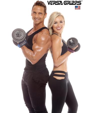 Versa Gripps PRO Authentic - Black Small (6 to 7 inch wrist) | Made in USA | Top Training Accessory - Buy Online on GoSupps.com