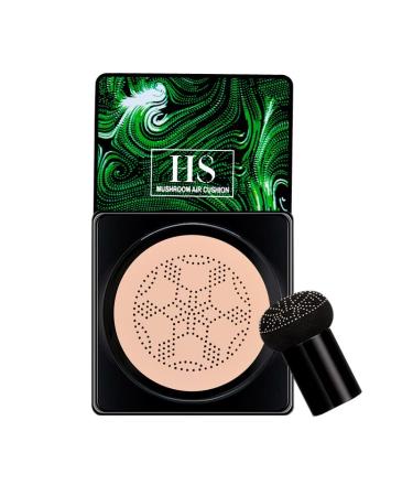 PICKX Mushroom Head Foundation Air Cushion CC Cream Moisturizing Concealer Lasting Makeup Oil Control Long lasting Liquid Foundation Beauty Moisturizing CC Cream (2PC)