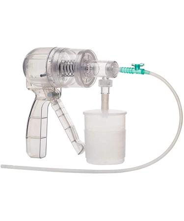 Mlsj manual portable mucus suction pump with 10 soft catheters handhilfery mucus suction pump for older people and children - easy to clean