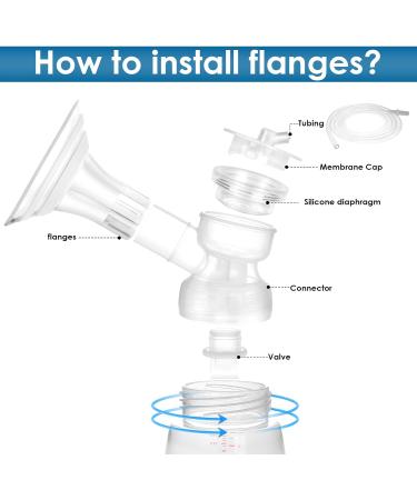 Lulia Breast Pump Accessories - 27mm Flange | Compatible with Lulia Breast Pump - Buy Online on GoSupps.com