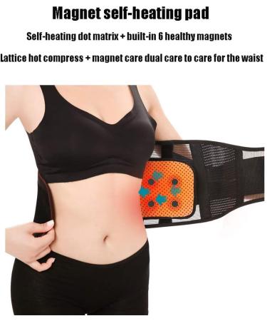 Samnuerly Self-Heated Lumbar Support Belt | Pain Relief for Men & Women | Large Size Back Support for Spinal Health - Buy Online on GoSupps.com