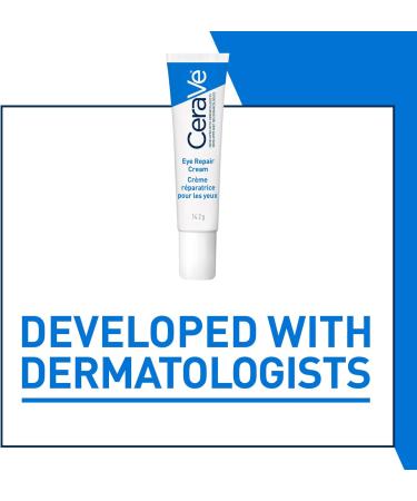 CeraVe EYE CREAM with Hyaluronic Acid for Under Eye Dark circles & Puffiness Ophthalmologist Tested for Sensitive Eye Area Fragrance Free 14.2 Grams - Buy Online on GoSupps.com