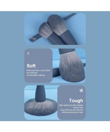 Makeup Brushes For Eyeshadow - Eyeshadow Makeup Brush Set - Foundation Brush Make up Brushes Set with Storage Bag for Women and Girls blue - Buy Online on GoSupps.com