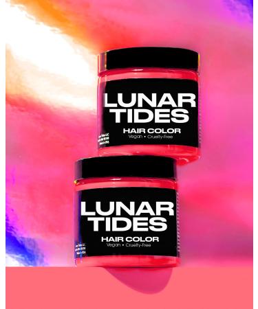 Lunar Tides Coral Pink Hair Dye - Semi-Permanent Pink Rose 118ml | Shop Internationally - Buy Online on GoSupps.com