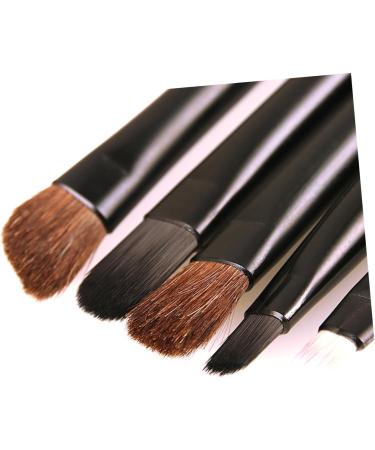 PLAFOPE 5pcs Eyeshadow Brush with Case Eyeshadow Brush Kit Black Liner Brush for Eyes - Buy Online on GoSupps.com