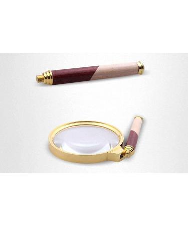 Diameter 8 cm Handheld 6 X Hd Lens Removable Handle Metal Magnifying Glass for Reading Crafts Repair Magnifier Lofty Ambition - Buy Online on GoSupps.com