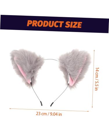 GALPADA 3 Sets Cat Ears Headband Jungle Animal Hair Band Stuffed Fox Headband for Cosplay Costumes Foxes Ear Foxes Costume Fox Costume Headwear Role Play Outfits K Rabbit Fur Fabric - Buy Online on GoSupps.com