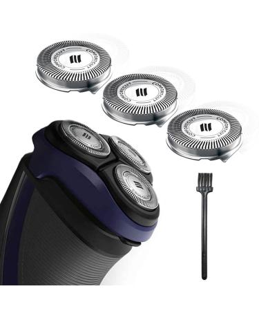 SH30 Replacement Heads for Philips Norelco Shaver Series 3000, 2000, 1000 and S738 with Durable Sharp Blade 3 Pack
