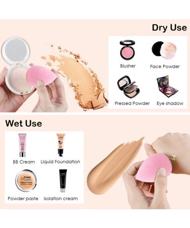 6-Part Sonku Beauty Blender Sponge Set | Makeup Sponge for Primer Concealer Powder & Cream | Includes Sponge Mixer Container - Buy Online on GoSupps.com