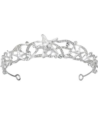 Beaupretty Wedding Starfish Headpiece  Fashion Bride Durable Sea Star Headband Rhinestone Tiara Bridal Hair Accessories - Buy Online on GoSupps.com