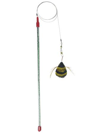 GoCat Cat Catcher Da Bee Cat Toy, Handmade in The USA (1 Bee) one size