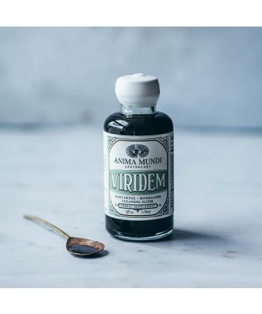 Anima Mundi Viridem Greens Detox Elixir - Natural GI & Liver Cleanse Liquid Supplement - 4oz Bottle - Buy Online on GoSupps.com