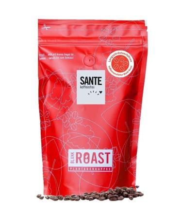 Blank Roast Kaffeemanufaktur Sante decaffeinated Bio Cafe Creme Arabica Coffee Beans/Coffee Beans Decaffeinated Flavor: Berries hazelnut ground for filter 250 g