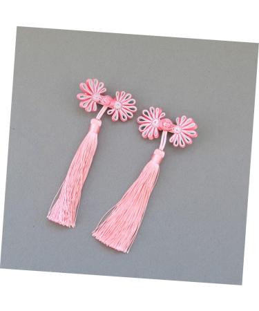 ibasenice 2 Pairs New Year Bobby Pin Kids Barrettes for Hair Tassels Barrettes Kids Hair Side Clip Bows Hair Clips Chinese New Year Hair Clips Party Hair Clip Child Filler Chinese Style - Buy Online on GoSupps.com