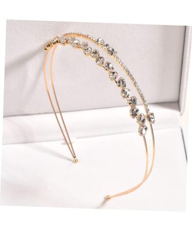 Beatifufu Diamond Headband Wedding Headband Crystal Headband Bridal Headband Bride Headband Rhinestone Headbands for Women Rhinestone Headdress Wedding Rhinestone Headband - Buy Online on GoSupps.com