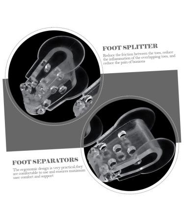 Silicone Toe Separator Clips Bundle for Hammer Toe & Valgus Correction - 4 Pairs - Buy Online on GoSupps.com