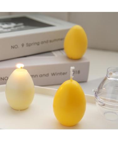 des bougies d'oeufs - Silicone portable flexible artisanat r utilisable | pinte ovale cr ative bougies faites la main de silicone polyvalent - Buy Online on GoSupps.com