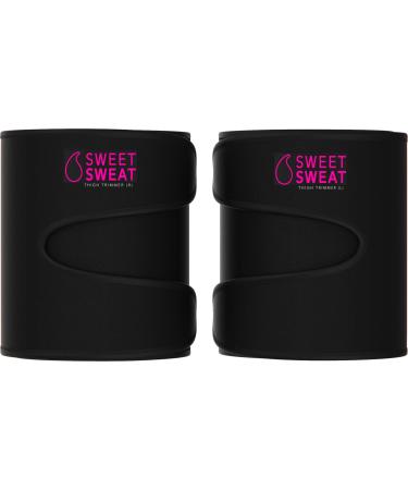Sweet Sweat Thigh Trimmers for Men & Women by Sports Research | Increases Sweat & Activity to the Thighs during Exercise Medium Pink