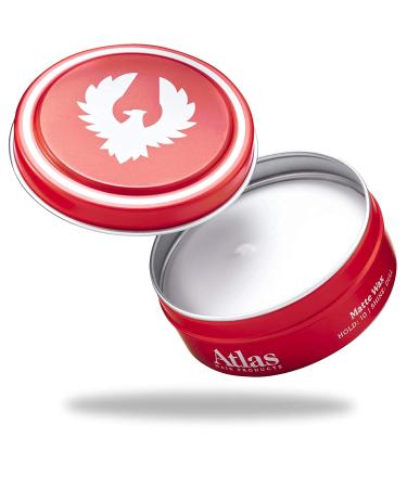 Atlas Matte Wax Pomade for Men | High Hold Hair Styling Product | Water Soluble | 2.4oz - Buy Online on GoSupps.com