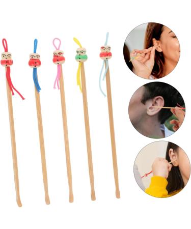 Beaupretty 5pcs Ear Spoon Tool Set Portable Ear Wax Removers & Ear Picks for Easy Cleaning | International Shipping Available - Buy Online on GoSupps.com